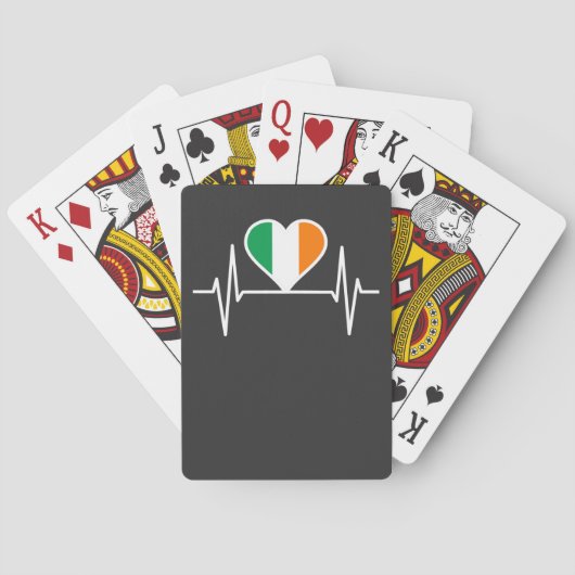 Irland Heartbeat Pokerkaarten (Achterkant)