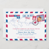 Irleand Airmail | Datum opslaan Save The Date (Voorkant)