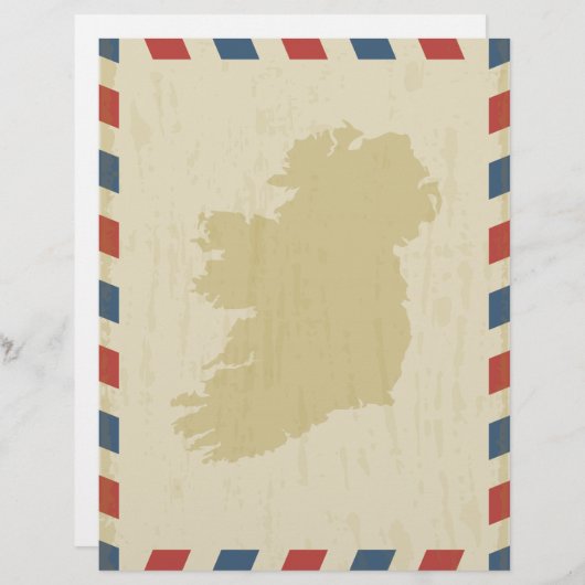 Irleand Antiek Airmail (Voorkant / Achterkant)