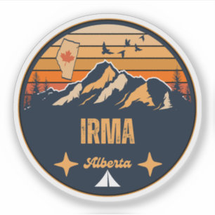 Irma, Alberta Sticker