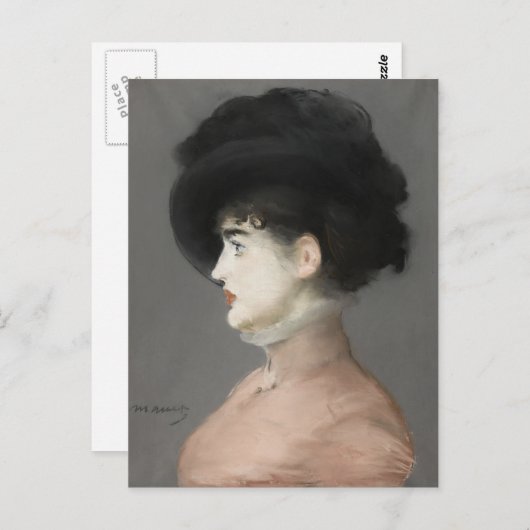 Irma Brunner van Edouard Manet Briefkaart (Voorkant / Achterkant)