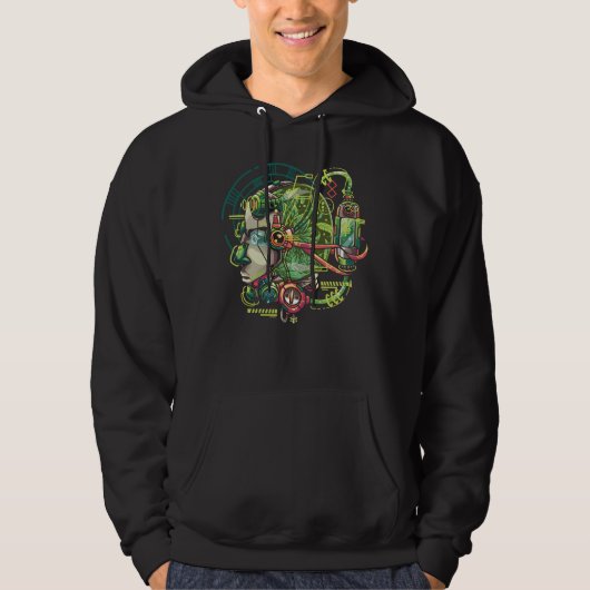 IRobot Go Green Hoodie (Voorkant)