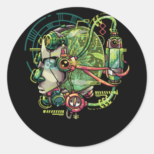 IRobot Go Green Ronde Sticker