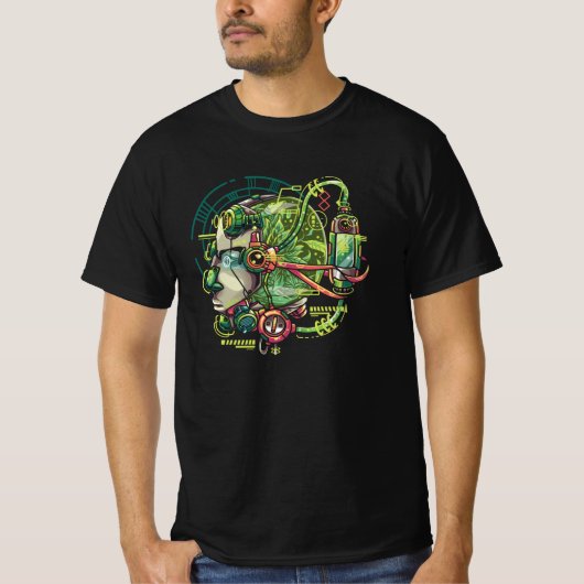 IRobot Go Green T-shirt (Voorkant)