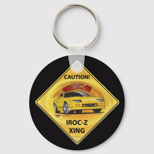 IROC84-2Black Sleutelhanger (Voorkant)
