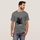 iRock drummer t-shirt (Voorkant volledig)