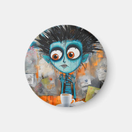 Irodovix Inktpot Maandagochtend grilheid Magneet