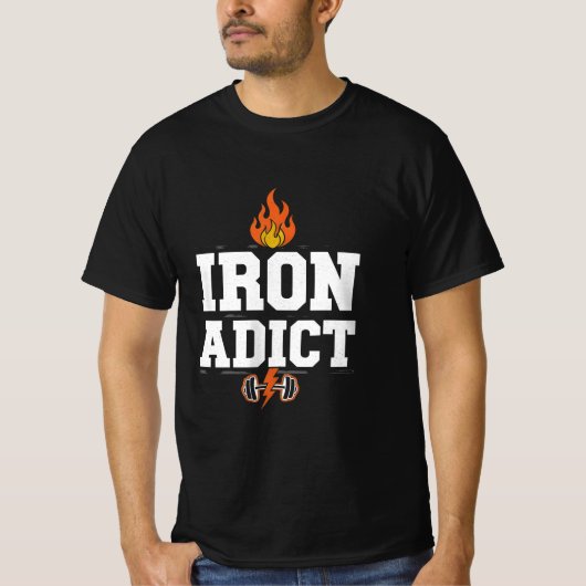 IRON ADICT T-SHIRT (Voorkant)