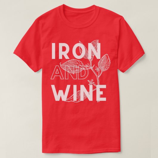 Iron and Wine T-shirt (Design voorkant)