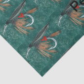 "Iron Blue Dun" natte vlieg, vliegverbinding, vlie Tissuepapier (Detail)