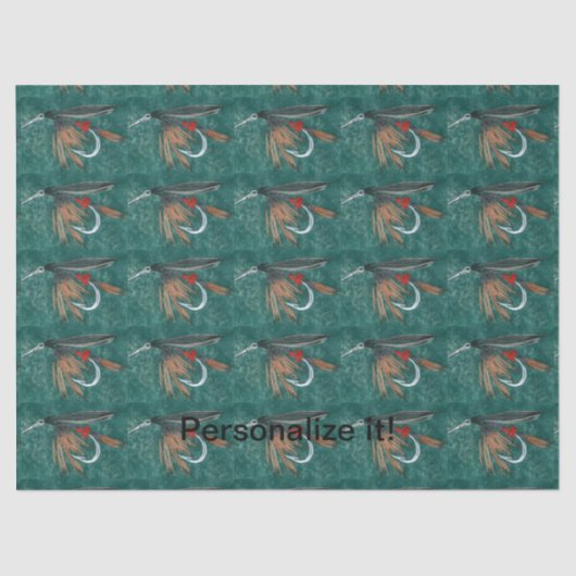 "Iron Blue Dun" natte vlieg, vliegverbinding, vlie Tissuepapier (Voorkant)