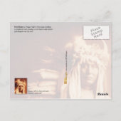 Iron Breast, een Indiaan uit de Piegan Briefkaart (Achterkant)