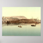 Iron Bridge, Ramsay, eiland Man, Engeland Poster (Voorkant)