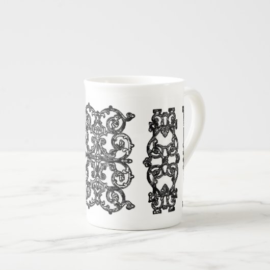 Iron Center Railings Mug  Porselein Kop (Voorkant rechts)