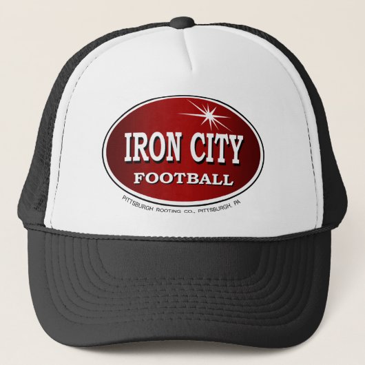 Iron City Football Pittsburgh Trucker Pet (Voorkant)