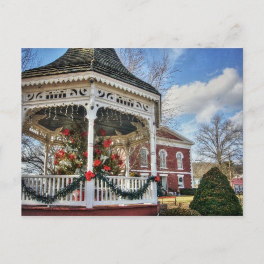 Iron County Courthouse en Gazebo Briefkaart (Voorkant)
