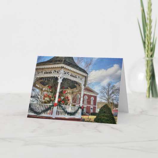 Iron County Courthouse en Gazebo Kaart (Voorkant)