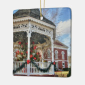 Iron County Courthouse en Gazebo Keramisch Ornament (Links)