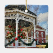 Iron County Courthouse en Gazebo Keramisch Ornament (Achterkant)