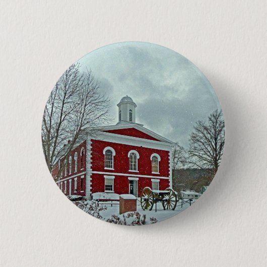 Iron County Courthouse Ronde Button 5,7 Cm (Voorkant)