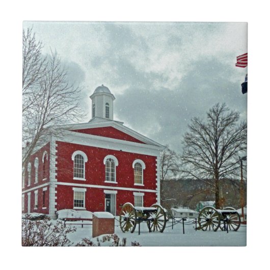 Iron County Courthouse Tegeltje (Voorkant)