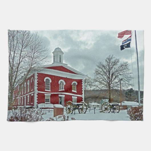 Iron County Courthouse Theedoek (Horizontaal)