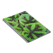 Iron Cross Begonia Floral Notitieboek (Rechterzijde)