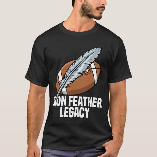 IRON FEATHER LEGACY - PHILADELPHIA FOOTBALL T-SHIRT (Voorkant)