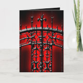 Iron Fence Halloween Invitation Card (Voorkant)