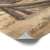 Iron Forge aan de Kent, Westmorland - Sandby Poster (Hoek)