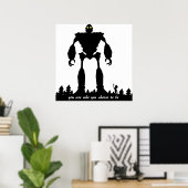 Iron Giant Kies wie je bent Poster (Thuiskantoor)
