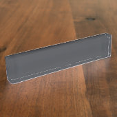 Iron Grille Gray Charcoal Dark Gray French Chateau Naambordje (Zijkant)