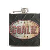 Iron Hockey Goalie Heupfles (Voorkant)