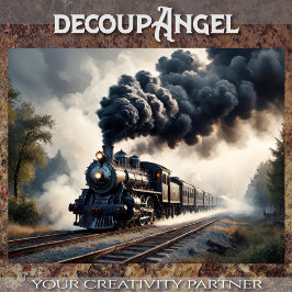 Iron Horse Majesty - Decoupage _ Tissuepapier