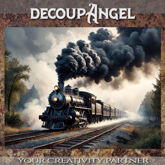 Iron Horse Majesty - Decoupage _ Tissuepapier