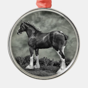 Iron Horse Steele Metalen Ornament