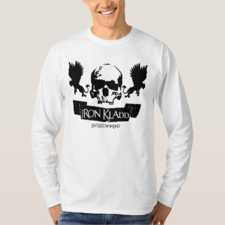 Iron Kladd Entertainment Skull Logo Lange hoes T T-shirt