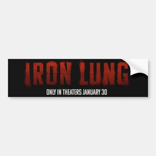 IRON LUNG BUMPERSTICKER (Voorkant)