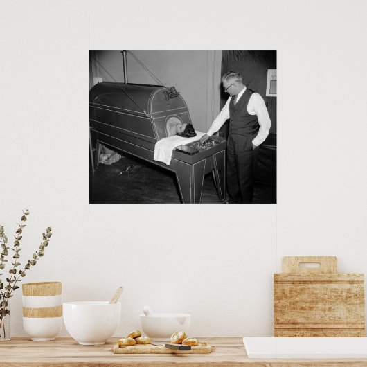 Iron Lung Therapy, jaren '30 Poster (Keuken)