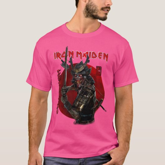Iron Maiden - Senjutsu Eddie Red Circle T-shirt (Voorkant)