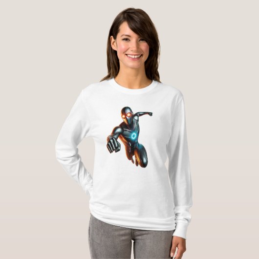 Iron Man Arc Reactor Suit - Marvel Superhero T-shirt (Voorkant volledig)