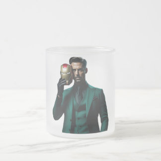 Iron Man gaat nooit dood Matglas Koffiemok