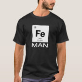 Iron Man | Periodic Table of Elements Symbol T-shirt (Voorkant)