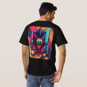 Iron man pistool Launcher T-shirt (Achterkant volledig)