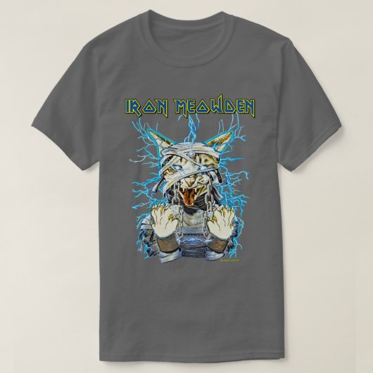 IRON MEOWDEN T-SHIRT (Design voorkant)
