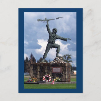 Iron Mike at Fort Lewis Briefkaart