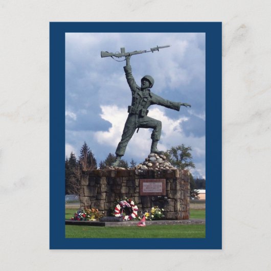 Iron Mike at Fort Lewis Briefkaart (Voorkant)