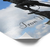 Iron Mike of the U.S. 82nd Airborne Foto Afdruk (Hoek)