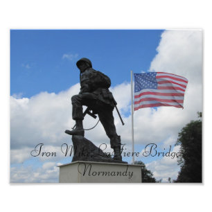 Iron Mike of the U.S. 82nd Airborne Foto Afdruk