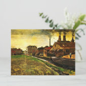 Iron Mill in Den Haag door Vincent van Gogh (Staand voorkant)